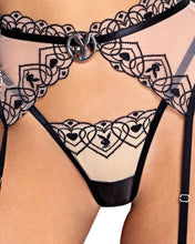 Load image into Gallery viewer, PBLI108 - Playboy Bunny Kiss 3-Piece Garter Short Set