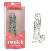 Load image into Gallery viewer, Naughty Bits I Love Dick Heart-Filled Dong