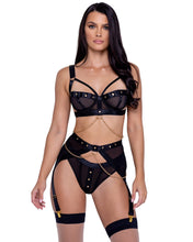 Load image into Gallery viewer, LI601 - Studs & Kisses 3-Piece Short Set