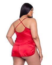 Load image into Gallery viewer, LI642 - Rouge Bow 2-Piece Camisole Lounge Set