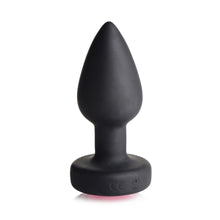 Load image into Gallery viewer, Booty Sparks 28X Silicone Vibrating Pink Gem Anal Plug W/ Remote Small