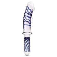 Load image into Gallery viewer, Glas Realistic Double Glass Dildo Handle 11 in.