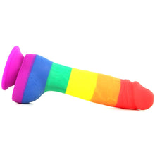 Load image into Gallery viewer, Colours Pride Edition 6" Silicone Dildo in Rainbow