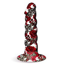 Load image into Gallery viewer, Iron Rose Twisted Silicone Dildo