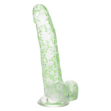 Load image into Gallery viewer, Naughty Bits I Leaf Dick Glow-In-The-Dark Weed Leaf Dildo

