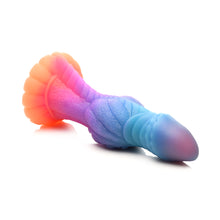 Load image into Gallery viewer, Creature Cocks Galactic Cock Alien Creature Glow-In-The-Dark Silicone Dildo
