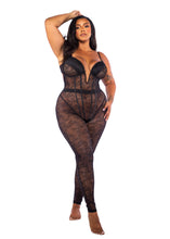 Load image into Gallery viewer, LI715 - Belle Noir Catsuit
