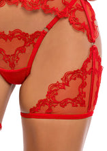 Load image into Gallery viewer, LI720 - Baroque Heart 3-Piece Chaps Set
