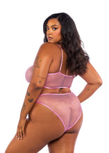 Load image into Gallery viewer, LI729 - Think Pink Rhinestone Tube 2-Piece Short Set
