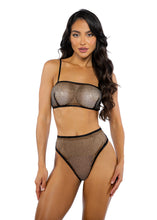 Load image into Gallery viewer, LI729 - Think Pink Rhinestone Tube 2-Piece Short Set
