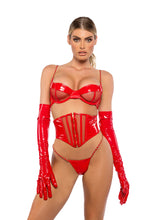 Load image into Gallery viewer, LI748 - Midnight Minx 3-Piece Waspie Set
