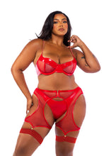 Load image into Gallery viewer, LI750 - Midnight Minx 3-Piece Chaps Set
