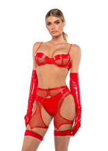 Load image into Gallery viewer, LI750 - Midnight Minx 3-Piece Chaps Set
