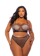 Load image into Gallery viewer, LI754 - Think Pink Rhinestone Bralette 2-Piece Short Set
