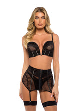 Load image into Gallery viewer, LI765 - Belle Noir Babydoll 2-Piece Set
