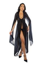 Load image into Gallery viewer, LI768 - Smoldering Maxi Nightgown 2-Piece Set

