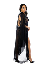 Load image into Gallery viewer, LI768 - Smoldering Maxi Nightgown 2-Piece Set
