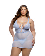 Load image into Gallery viewer, LI802 - Paradise Bloom Chemise 2pc Set
