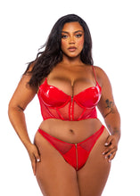 Load image into Gallery viewer, LI749 - Midnight Minx 2-Piece Bustier Set
