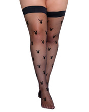 Load image into Gallery viewer, PBLI122 - Playboy Bunny Noir Stockings
