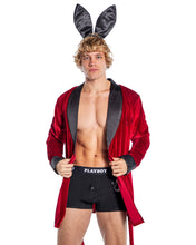 Load image into Gallery viewer, PBLI167 - Playboy Mens Smoke Lounge Robe
