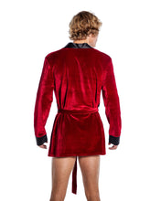Load image into Gallery viewer, PBLI167 - Playboy Mens Smoke Lounge Robe
