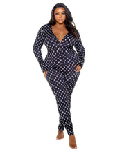 Load image into Gallery viewer, PBLI173 - Playboy Bunny Cozy Lounge Union Suit
