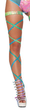 Load image into Gallery viewer, 3322 - Pair of 100” Shimmer Leg Straps with Attached Garter
