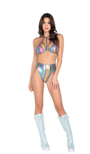 Load image into Gallery viewer, 6001 - Iridescent Bikini Top with Multi Straps
