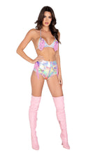 Load image into Gallery viewer, 6019 - High Waisted Shorts with Fringe Detail
