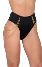 Load image into Gallery viewer, 6037 - High Waisted Shorts with Chain Detail
