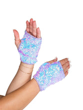 Load image into Gallery viewer, 6042 - Open Finger Sequin Gloves
