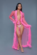 Load image into Gallery viewer, BW1650NP Marabou Robe
