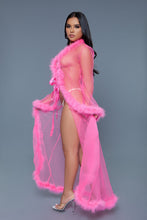 Load image into Gallery viewer, BW1650NP Marabou Robe
