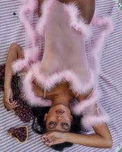 Load image into Gallery viewer, LI387 - 1pc Sheer Marabou Teddy
