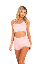 Load image into Gallery viewer, LI412 - 2pc Cozy &amp; Comfy Fuzzy Short Set

