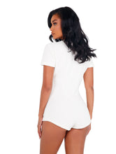 Load image into Gallery viewer, LI413 - 1pc Cozy &amp; Comfy Fuzzy Romper with Snap Closure
