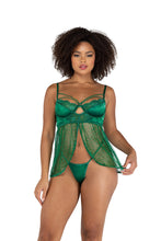 Load image into Gallery viewer, LI461 - 2PC Underwire Babydoll Set
