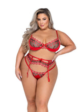 Load image into Gallery viewer, LI534 - Sweet &amp; Sticky 3-Piece Garter Set
