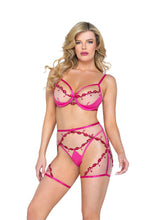 Load image into Gallery viewer, LI536 - Kiss &amp; Tell 3-Piece Short Set
