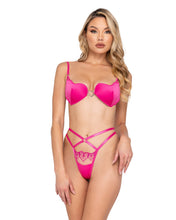 Load image into Gallery viewer, LI626 - Bubblegum Heart Cup 2-Piece Short Set
