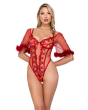 Load image into Gallery viewer, LI641 - Rouge Bow Teddy with Sleeves
