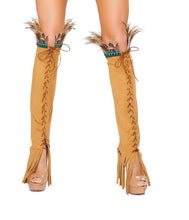 Load image into Gallery viewer, LW10106 - Lace up Suede Leg Warmer

