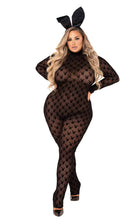 Load image into Gallery viewer, PB112 - 2pc Sheer Playboy Bunny Bodysuit
