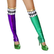 Load image into Gallery viewer, ST4723 - Green/Purple Jester Leggings
