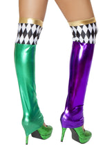 Load image into Gallery viewer, ST4723 - Green/Purple Jester Leggings
