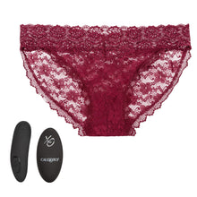Load image into Gallery viewer, Remote Control Lace Panty Set Burgundy

