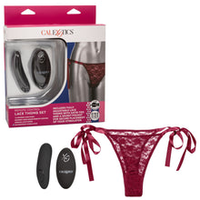 Load image into Gallery viewer, Remote Control Lace Thong Set
