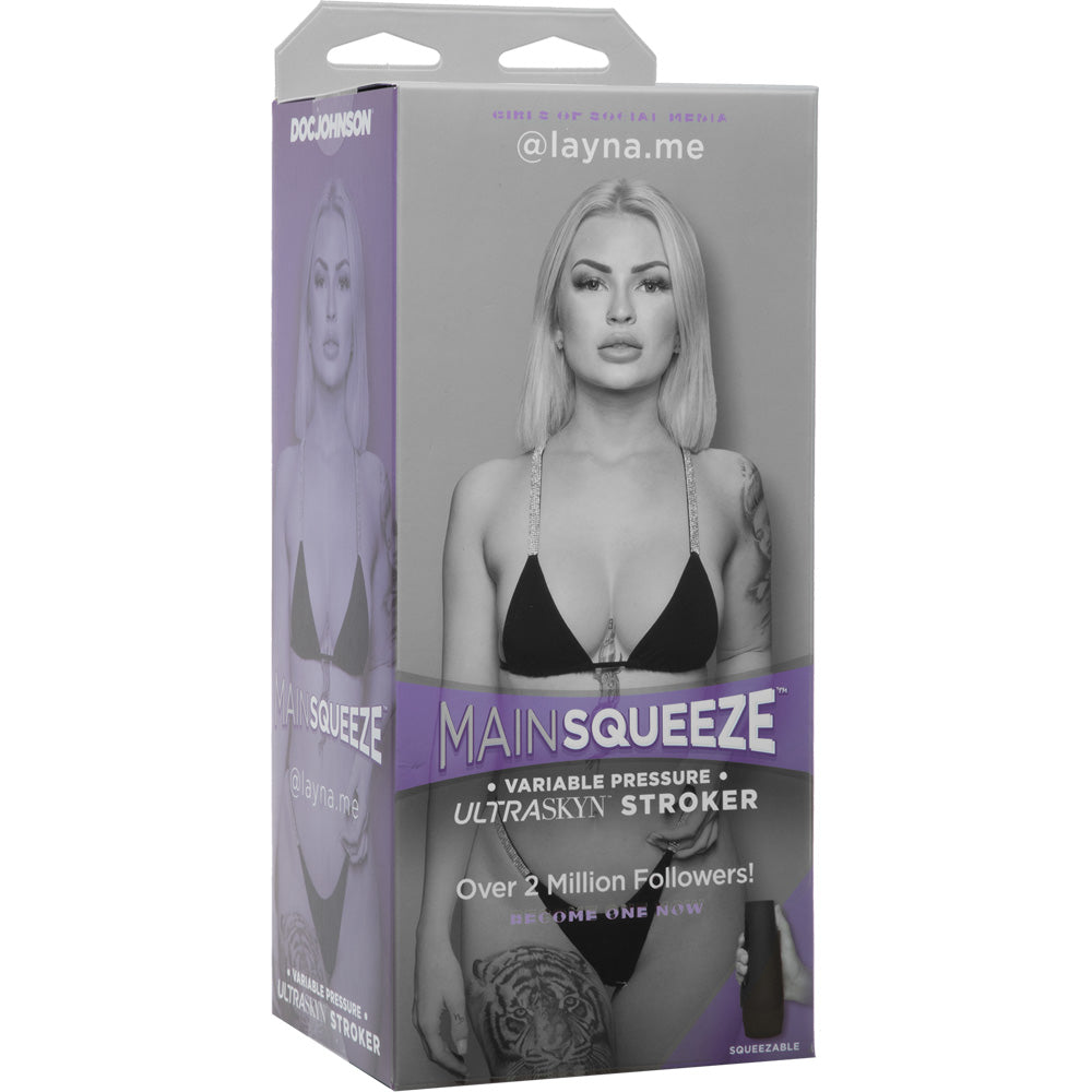 Main Squeeze Girls Of Social Media @Layna.Me Ultraskyn Stroker Pussy Vanilla