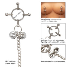 Load image into Gallery viewer, Nipple Grips 4-Point Nipple Press With Bells
